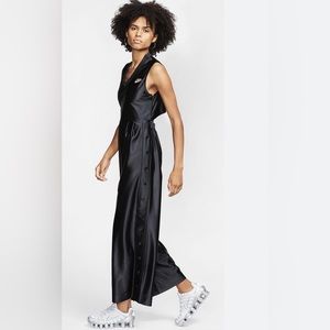 NWT Nike Icon Clash Jumpsuit Black w/Gold Swoosh Size SM